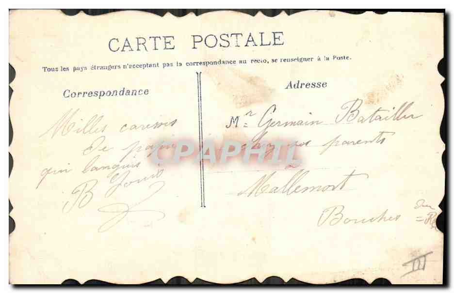 Mont-Blanc — Souvenir du Mont-Blanc — Omilie's — Verso