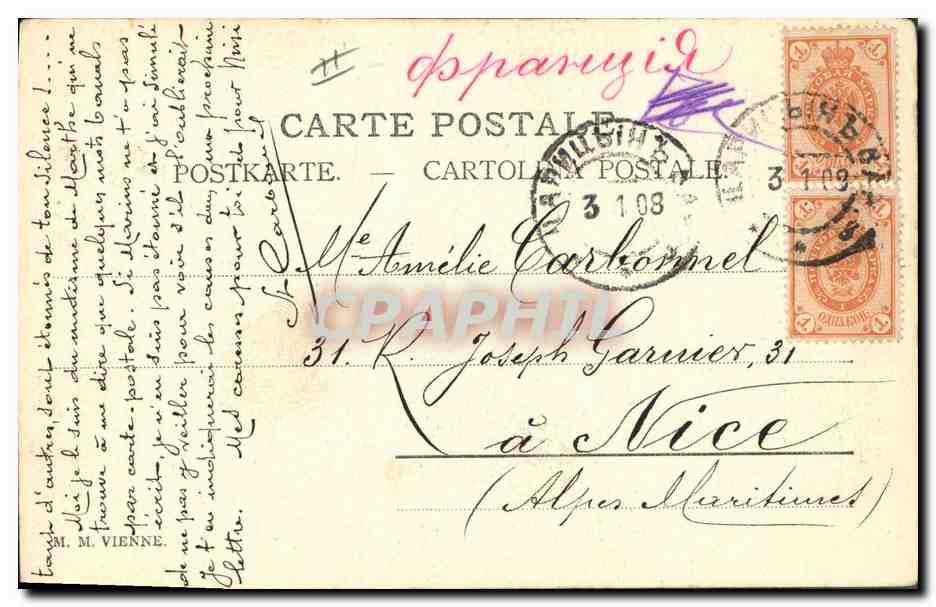 CPA Fantaisie Femmes Russie Russia — Back