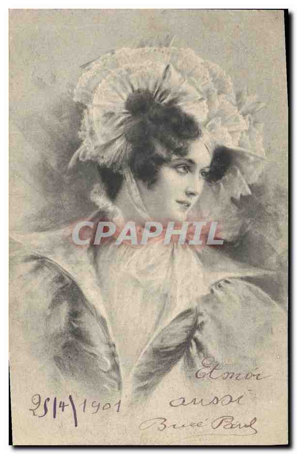Portrait d'une femme — Éditeur : Bruce Paul — N° de série : 2514/1901