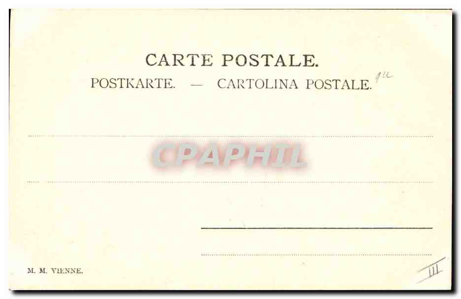 CPA Fantaisie Oiseaux  — Verso