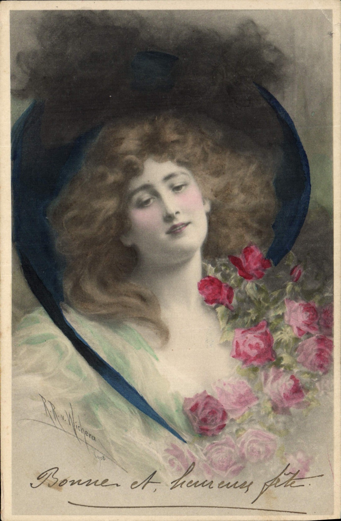CPA Fantaisie Femme