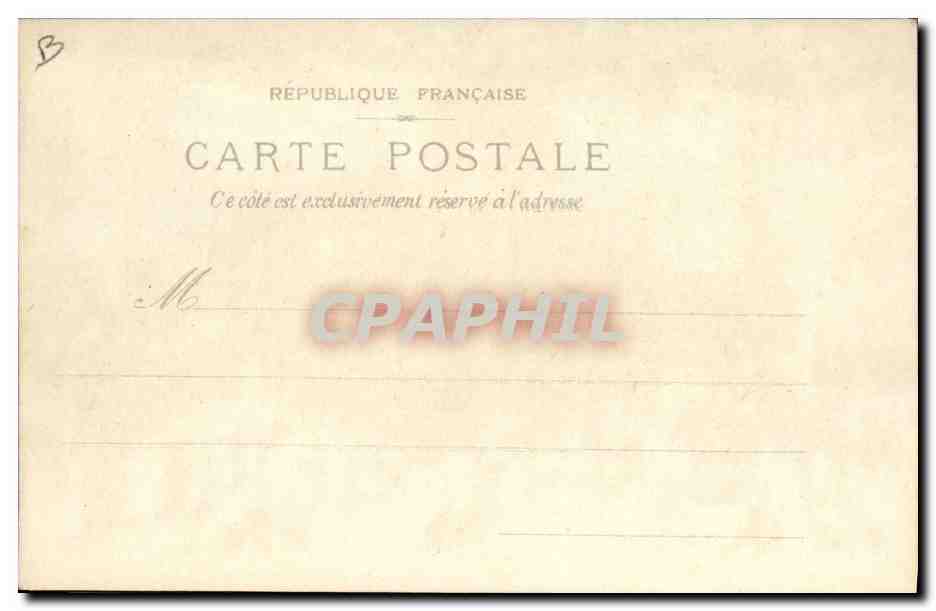 CPA Carte Transparente Paris Exposition Universelle 1900 Le Tour du Monde — Rückseite