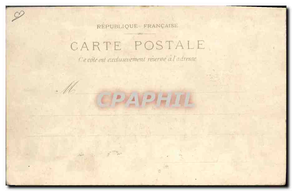 CPA Carte Transparente Paris Exposition Universelle 1900 Le Tour du Monde — Rückseite
