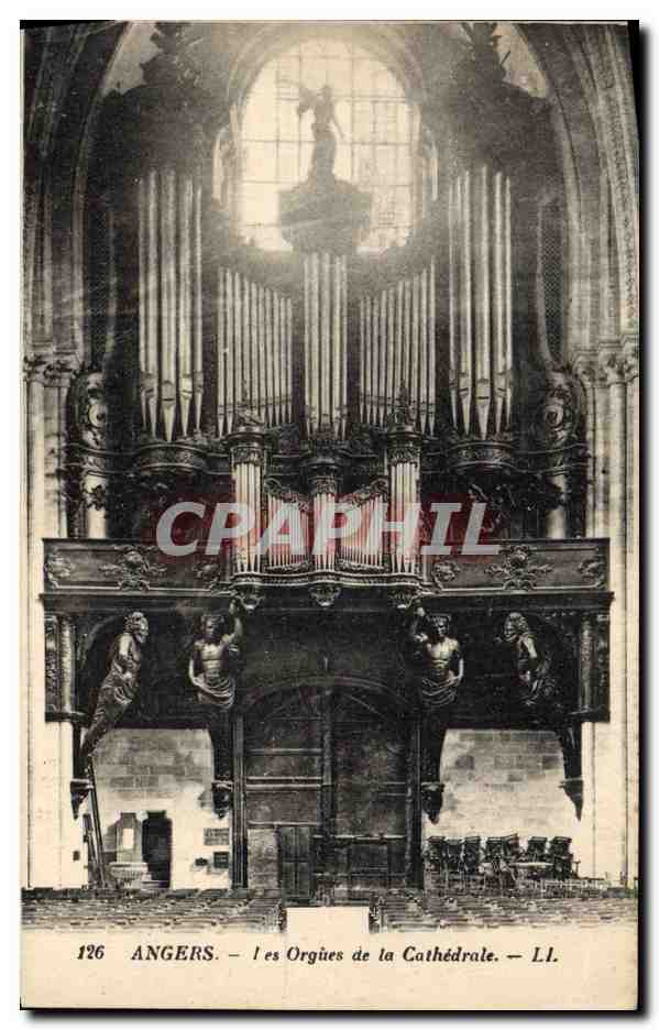 CPA Orgue Angers Les orgues de la cathedrale