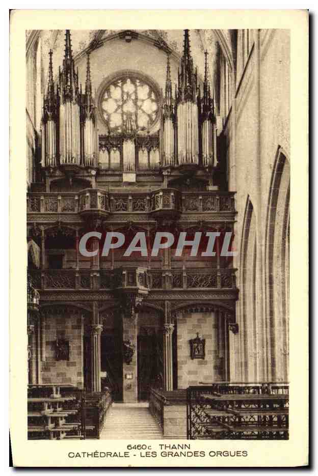 CPA Orgue Thann Cathedrale Les grands orgues