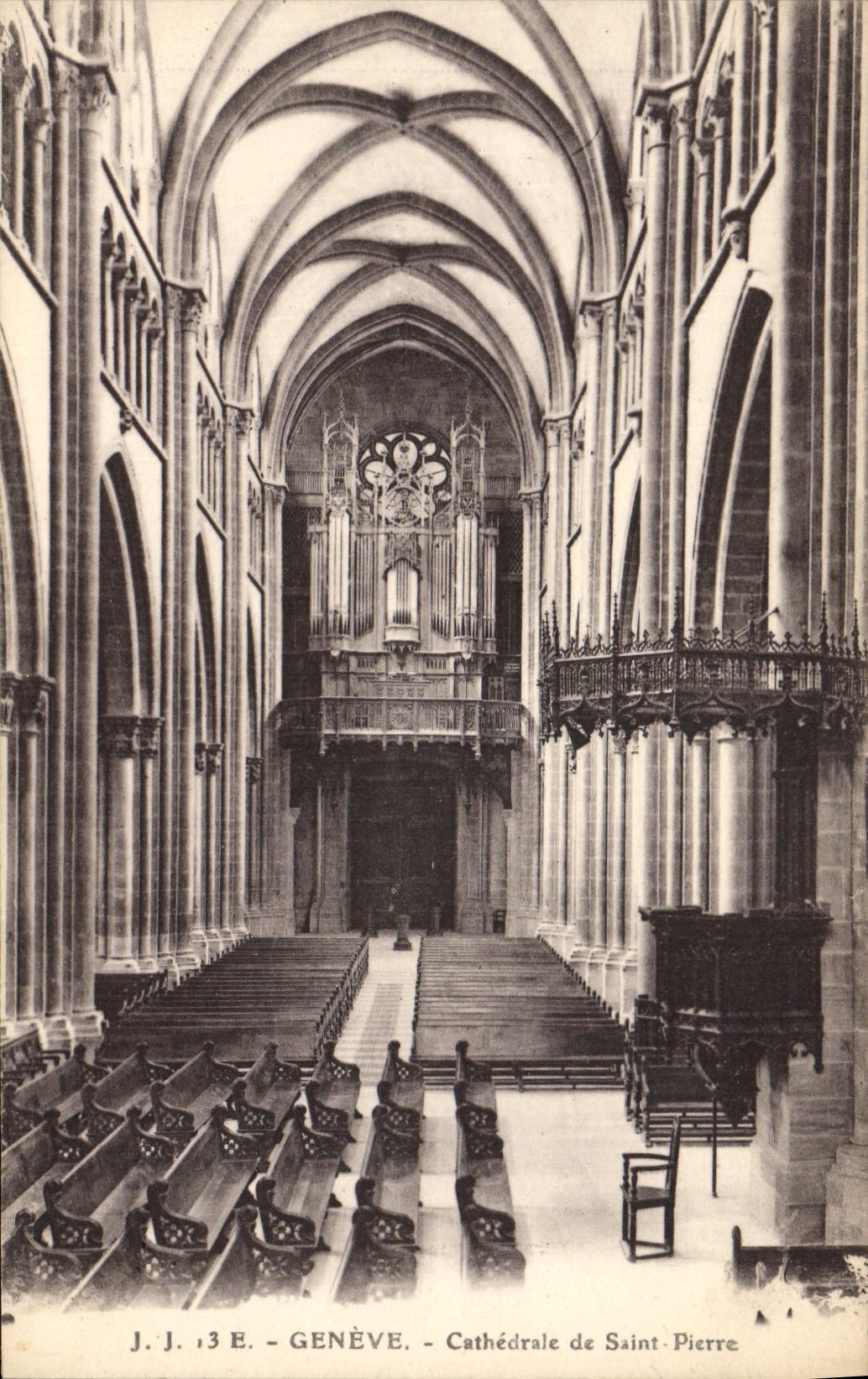 CPA Orgue Geneve Cathedrale de Saint Pierre 