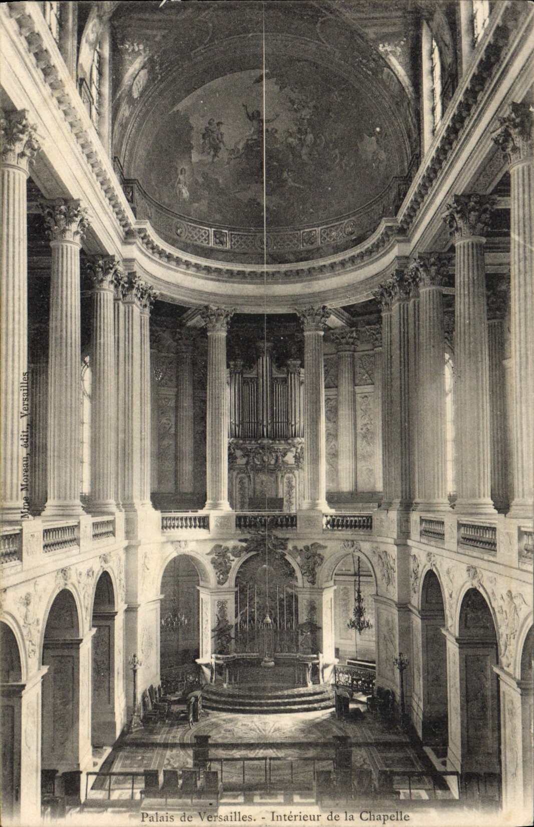 CPA Orgue Palais de Versailles Interieur de la chapelle 