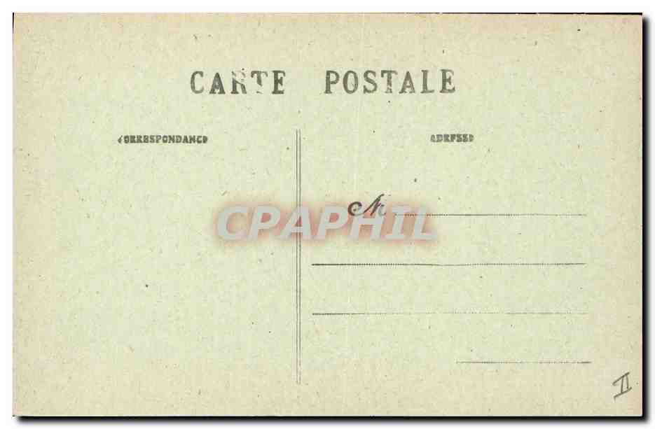 CPA Orgue La Ferte Bernard Interieur de l'eglise La nef — Rückseite