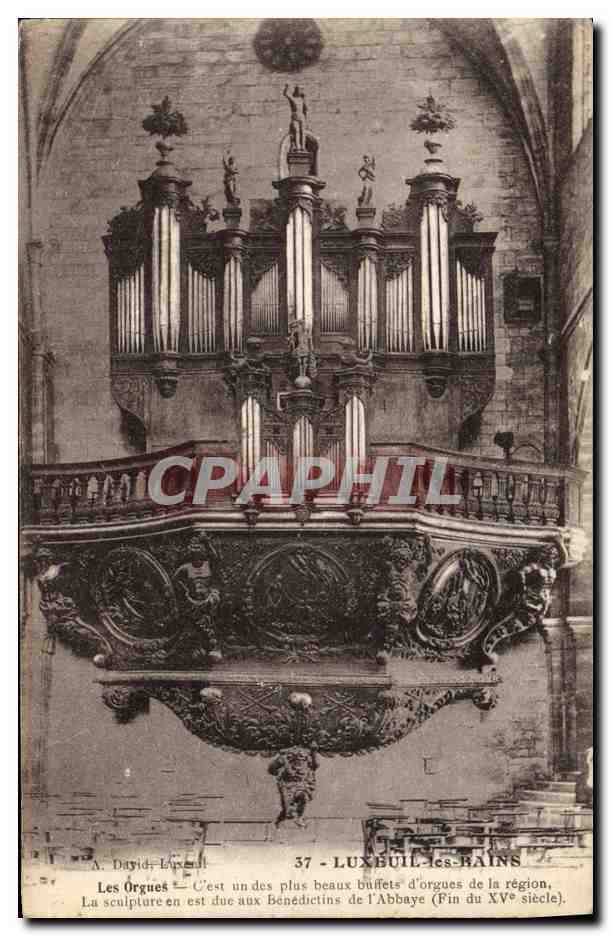 CPA Orgue Luxeuil les Bains Les orgues