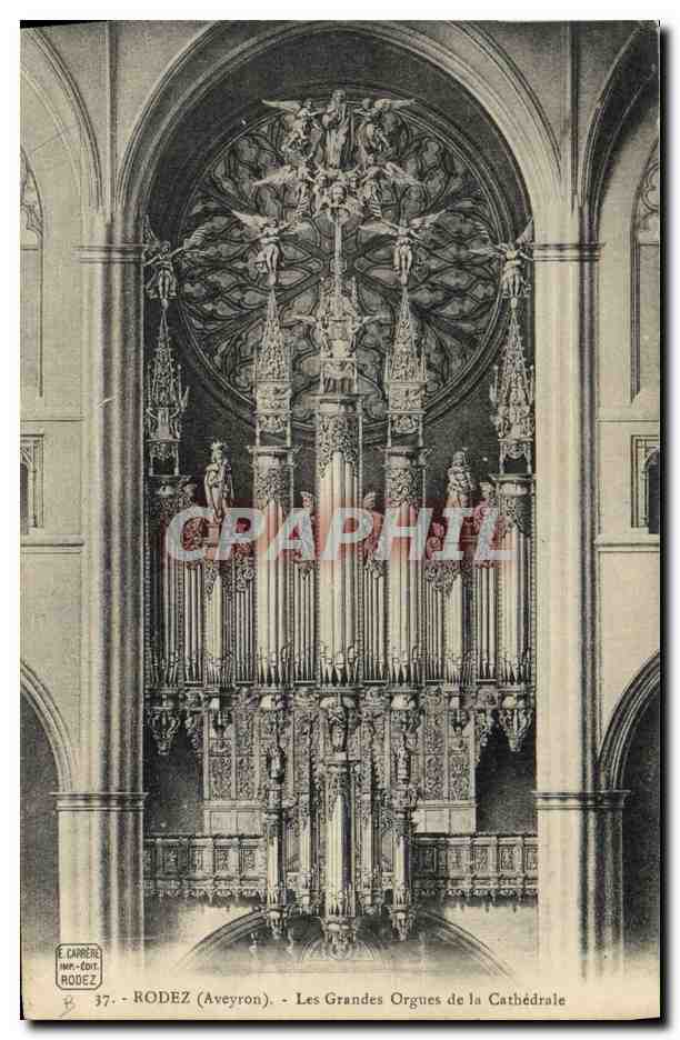 CPA Orgue Rodez Les grands orgues de la cathedrale 