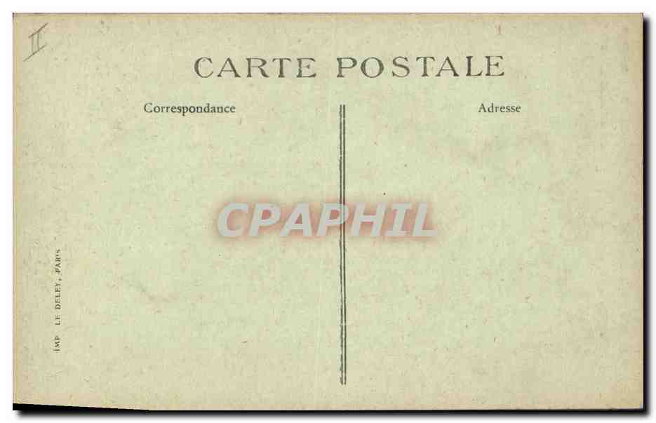 CPA Orgue Eglise St Gervais bombardee par les canons le vendredi Saint 29 mars 1918 Militaria — Rückseite