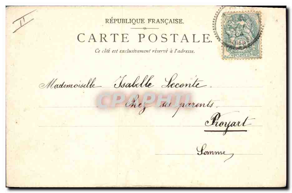 Pavillons de la Marine Marchande — Exposition Universelle 1900 — Éditeur P. S. à D. Erkka, n° 488 — Reverso