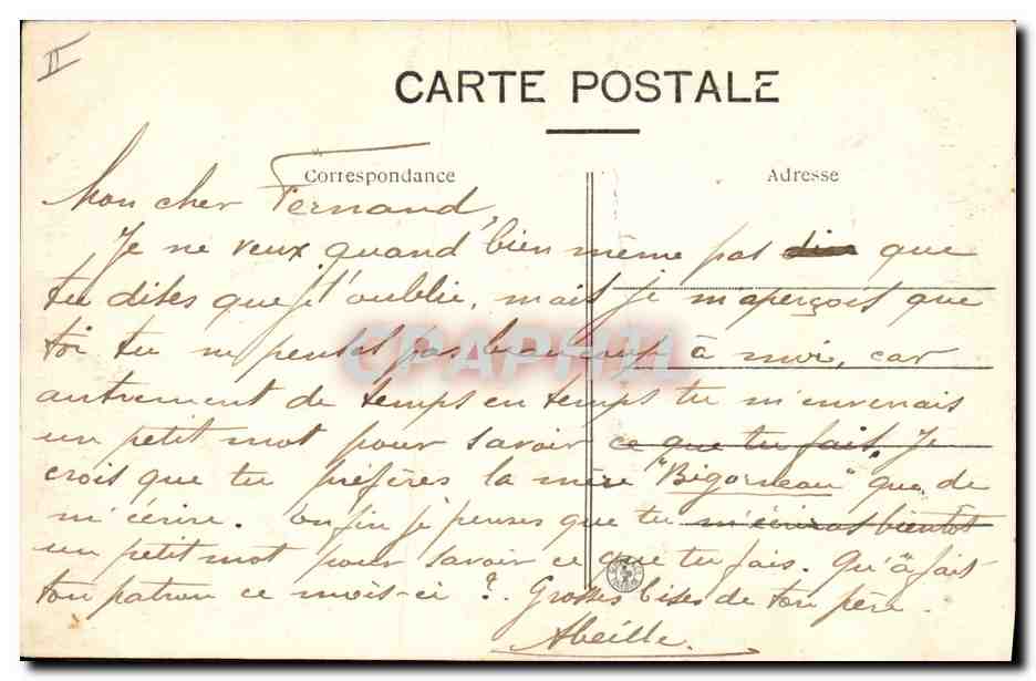 CPA Phare Toulon Observatoire de la marine  — Rückseite