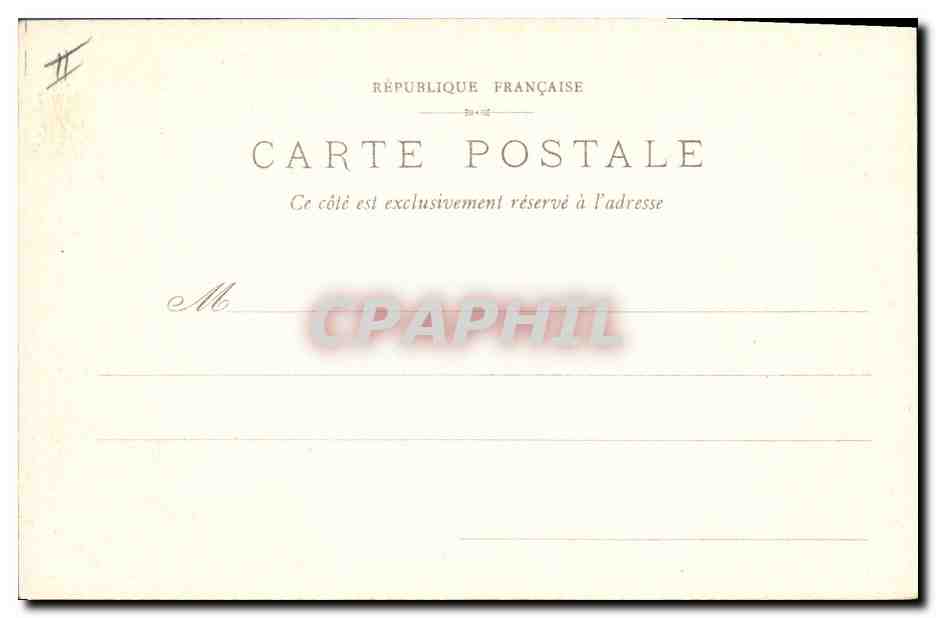 CPA Antibes le Semaphore ND de Bon Port  — Rückseite