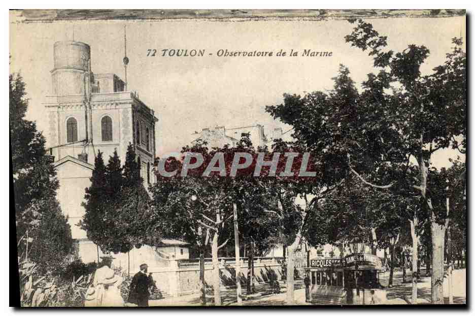 Toulon - Observatoire de la Marine — éditeur Ricoles, n°72