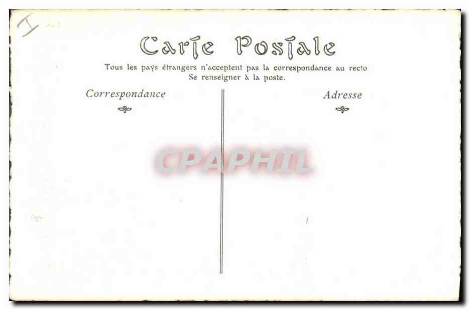 CPA Militaria Evenements de 1871 Maisons de Saint Cloud incendiees par les Allemands  — Rückseite