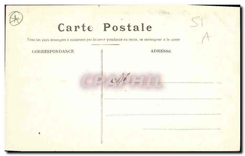 CPA Militaria Monument Champigny sur Marne La plateforme du monument 1870 1871  — Rückseite