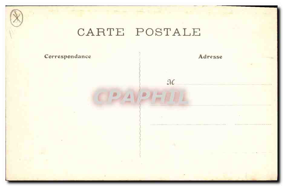 CPA Militaria Donchery Chateau de Bellevue ou fut signe la capitulation de Sedan  — Rückseite