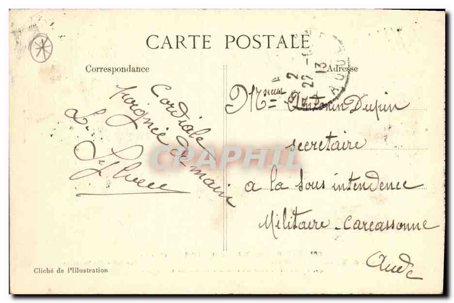 CPA Militaria Guerre Franco Allemande 1870 1871 Panorama de Wissembourg General Douay  — Rückseite