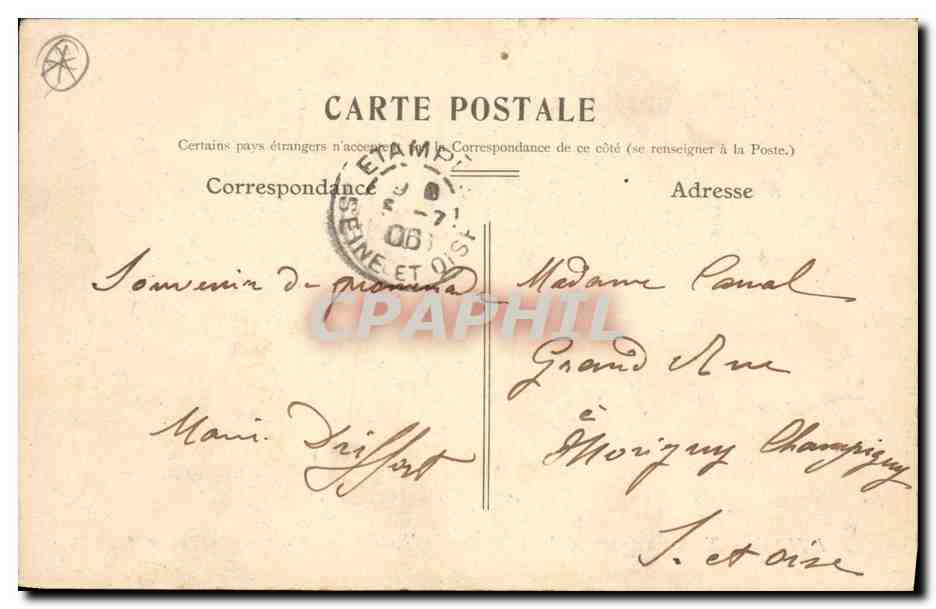 CPA Militaria Monument Tombeau eleve a la memoire des soldats morts pour la patrie 1870 1871 — Back