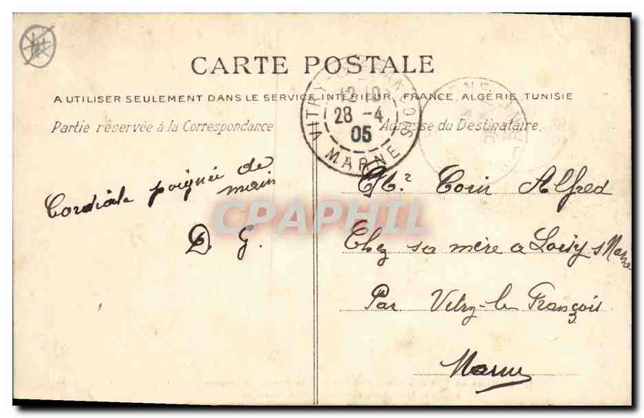 CPA Militaria Defense de Chateaudun Combat sur la place  — Back