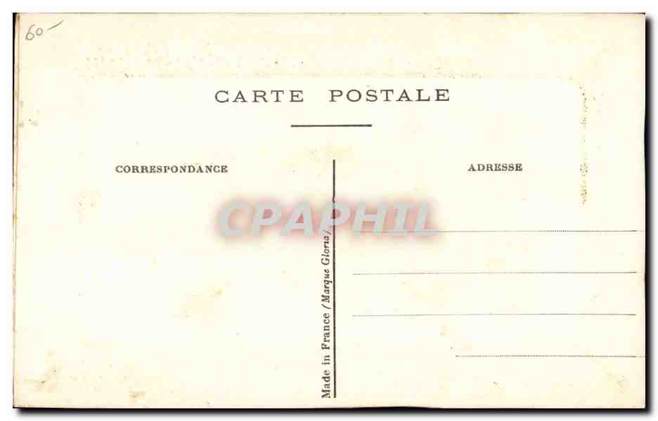 CPA Fantaisie Toilee Fleurs  — Rückseite