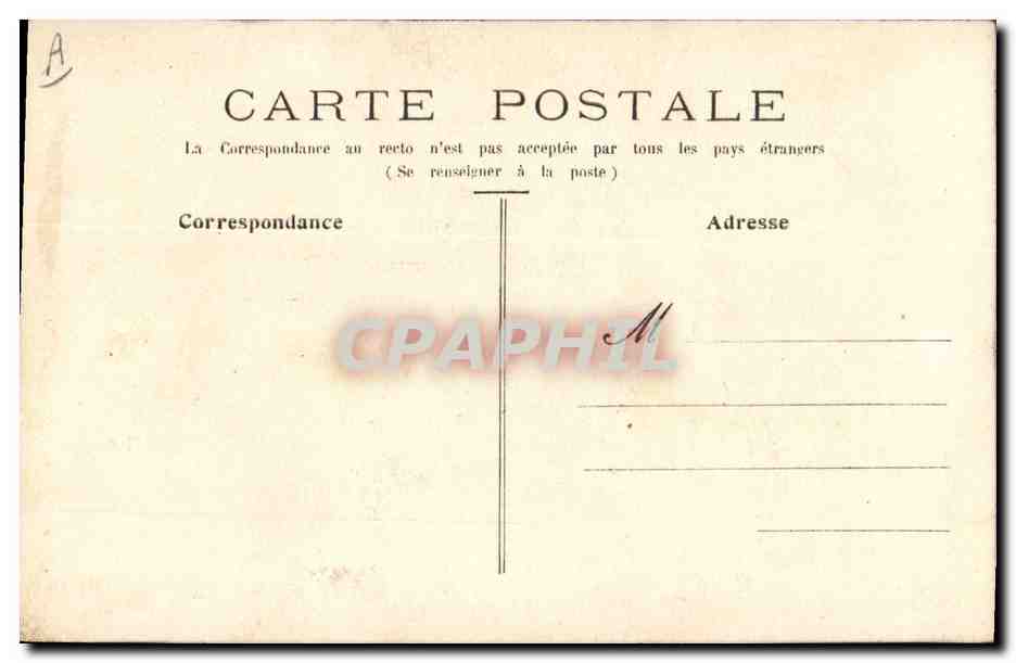 CPA Fantaisie Toilee Fleurs  — Rückseite