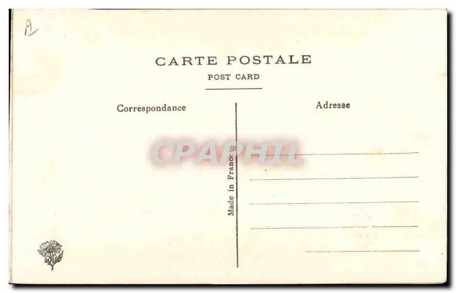 CPA Fantaisie Toilee Fleurs Prenom Marie — Rückseite