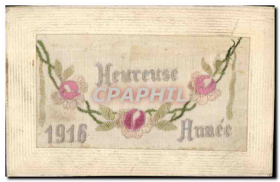 CPA Fantaisie Toilee Fleurs 