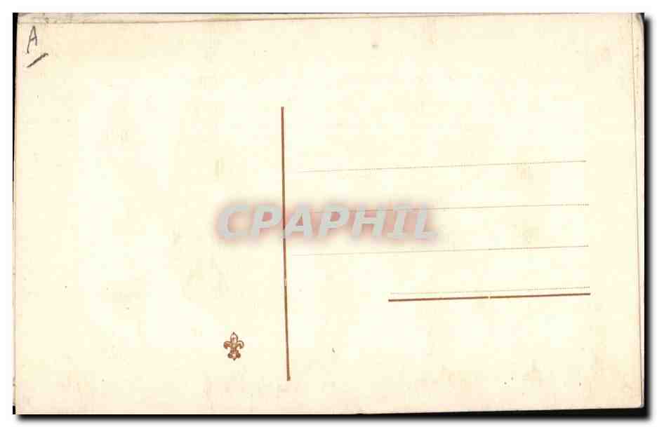 CPA Fantaisie Toilee Fleurs  — Rückseite
