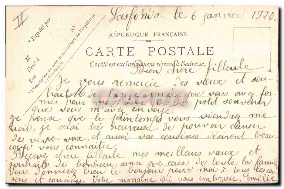 CPA Fantaisie Toilee Fleurs  — Rückseite