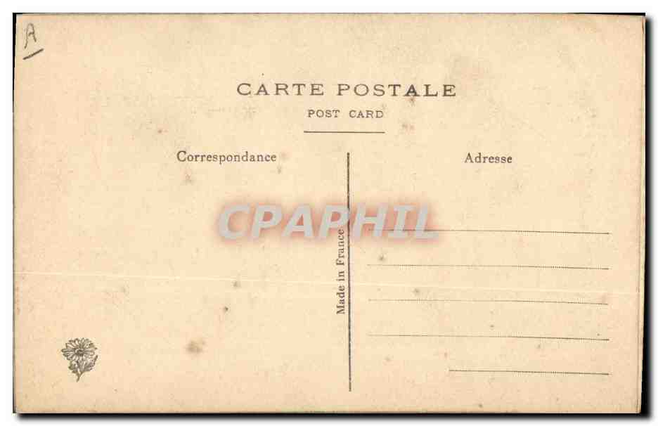 CPA Fantaisie Toilee Fleurs  — Rückseite