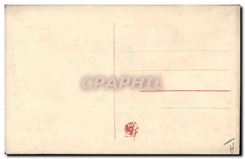 CPA Fantaisie Toilee Fleurs  — Rückseite