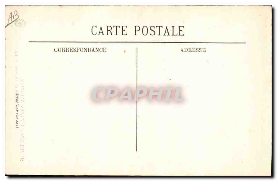CPA Folklore Paysan de Gourin — Verso