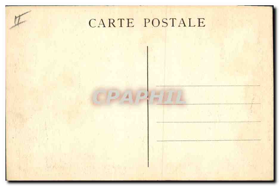 CPA Folklore Environs de Tregastel Bretonne en coiffe de ceremonie au vieux benitier de ND de la Clarte — Rückseite