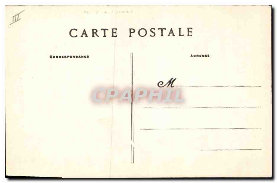 CPA Folklore Charite Femme Enfants — Verso