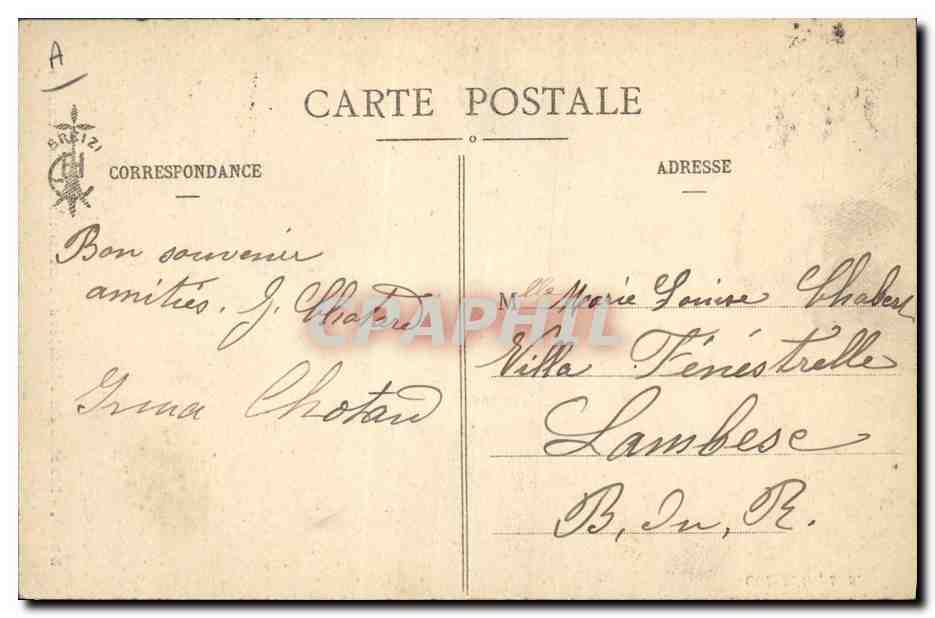 CPA Folklore Maries du Finistere Environs de Chateaulin Mariage — Verso