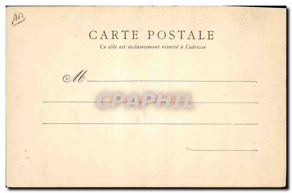 CPA Folklore Noce bretonne salut a la mariee Cornouailles Mariage — Verso