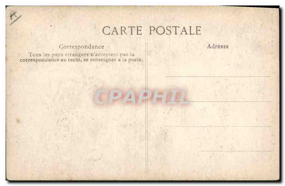 CPA Folklore Paysanne de Quimper — Verso