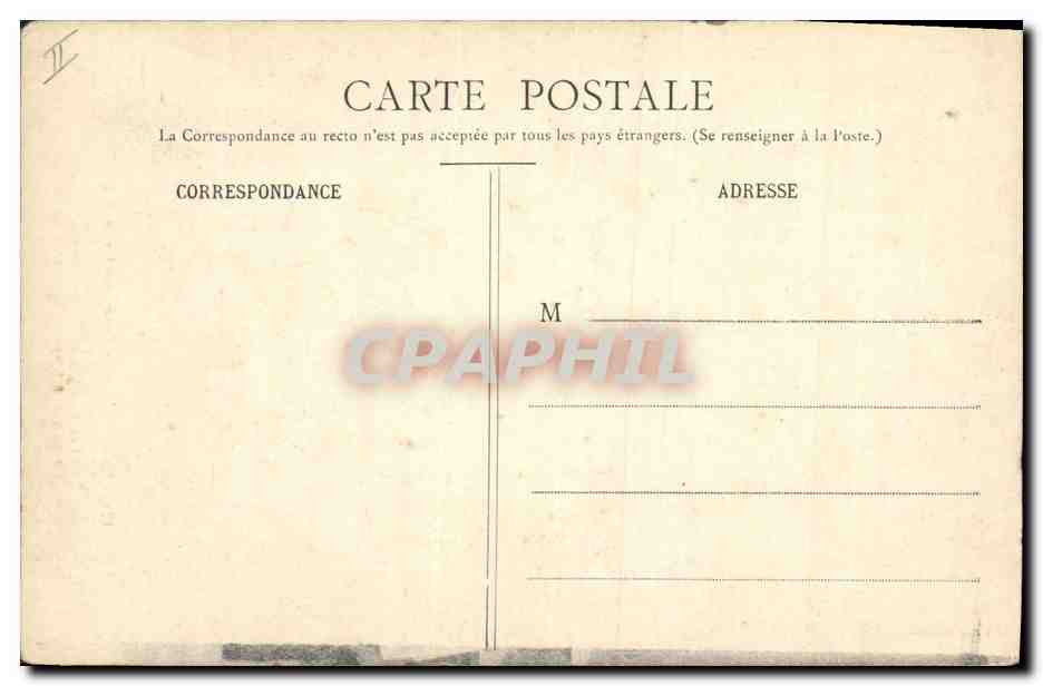 CPA Folklore Bretagne Grand mere Enfants — Verso