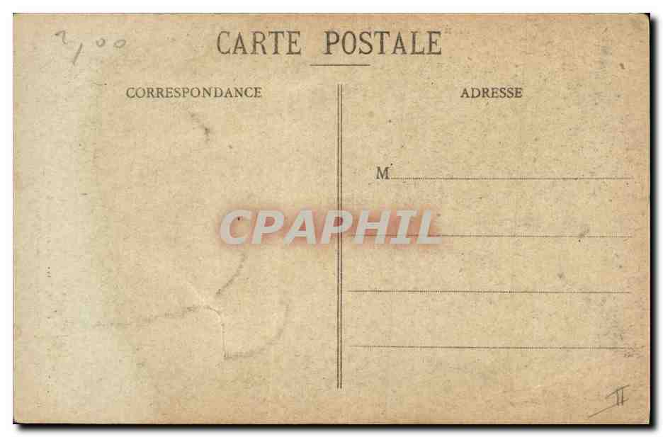 CPA Folklore La lettre au prisonnier de guerre — Verso