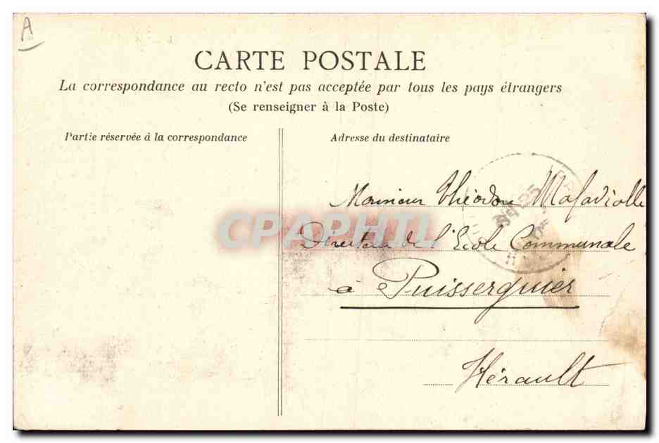 CPA Folklore Le Croisic Costume de la Croisicaise — Verso