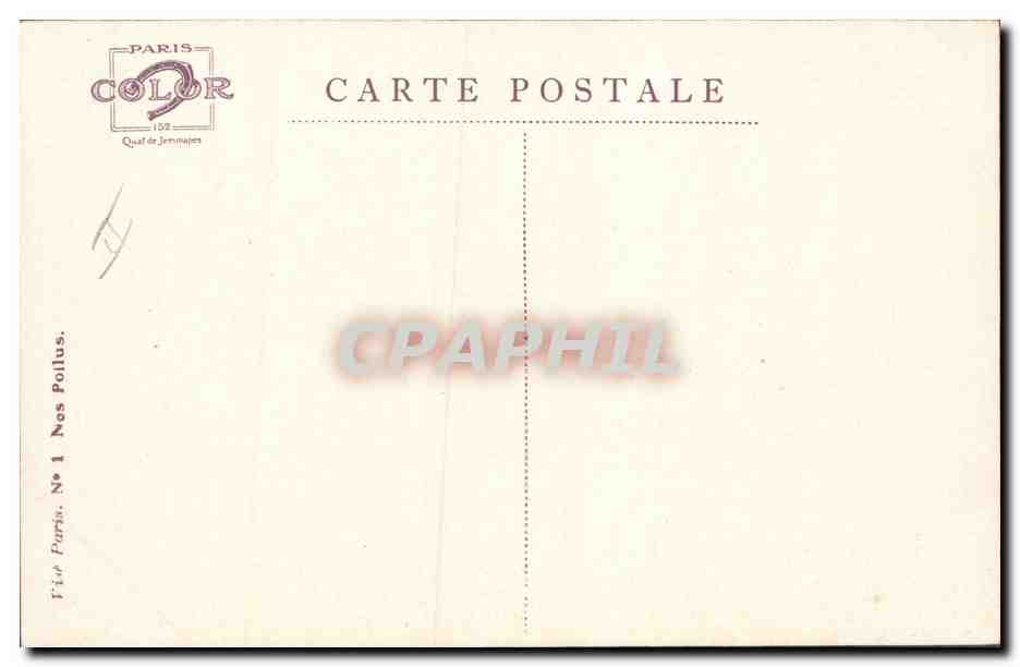 CPA Fantaisie Illustrateur Dupuis Militaria  — Rückseite