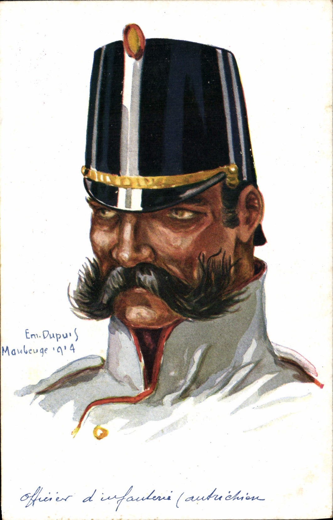 Officier d'infanterie (autrichien) — Émile Dupuis, Maubeuge 1914