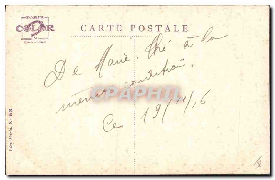 CPA Fantaisie Illustrateur Dupuis Militaria Bersaglier Italien — Rückseite