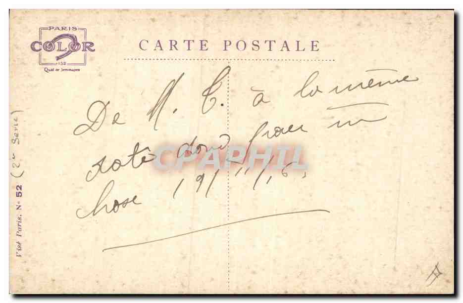 CPA Fantaisie Illustrateur Dupuis Militaria Officier serbe — Rückseite