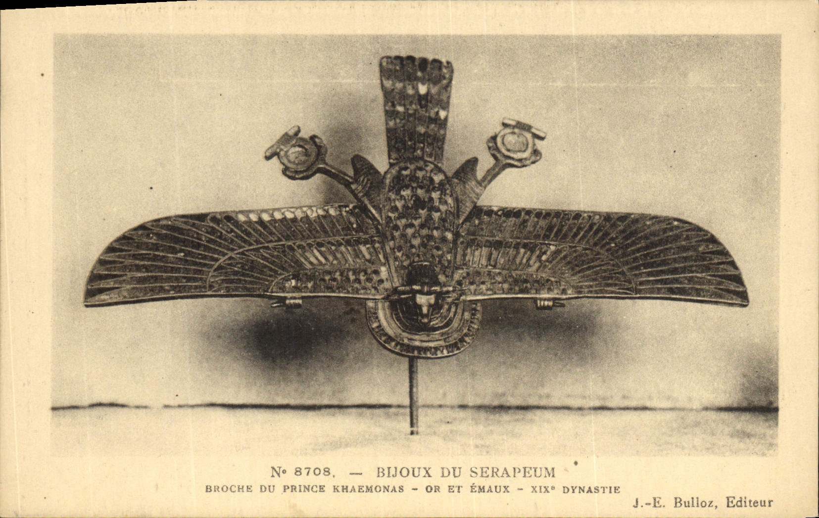CPA Bijoux du Serapeum Broche du prince Khaemonias 