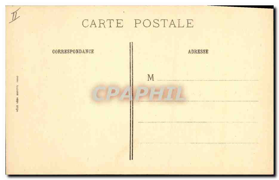 CPA Bijoux du Serapeum Broche du prince Khaemonias  — Rückseite