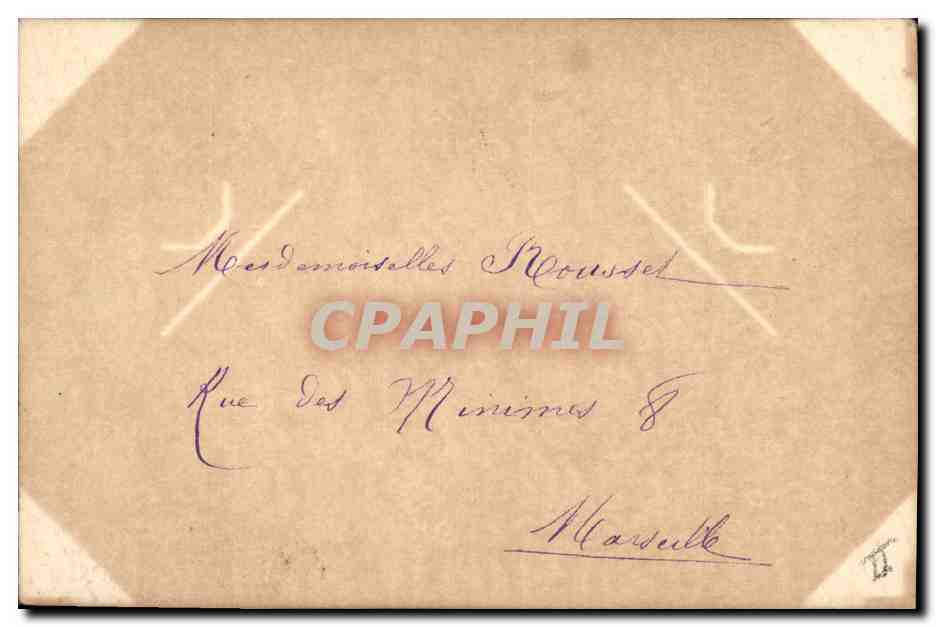 Violes — carte de vœux — Evreux — Rückseite