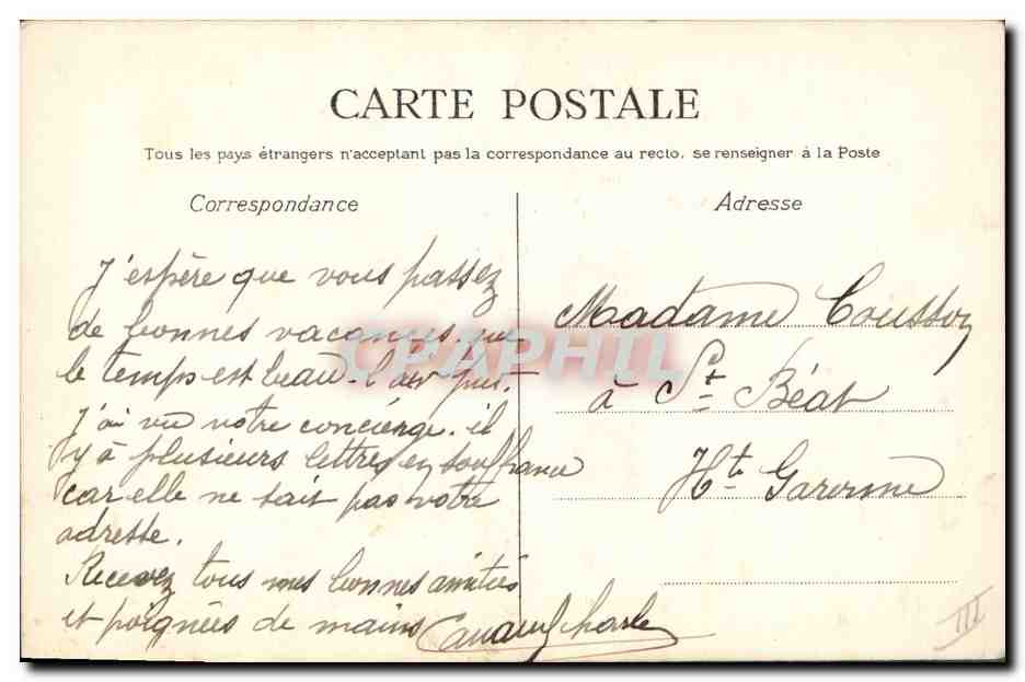 Marqueurite — Bonne Été — carte postale décorative — Achterkant